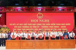 Kiểm toán nhà nước ký kết Quy chế phối hợp công tác với 4 tỉnh Thái Nguyên, Bắc Ninh, Tuyên Quang, Cao Bằng