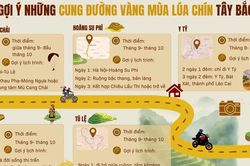Gợi ý những cung đường vàng mùa lúa chín Tây Bắc