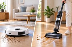 Nên dùng robot hay máy hút bụi, lau nhà cầm tay?