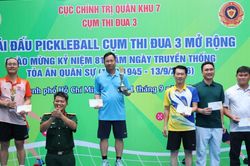 Sôi nổi Giải Pickleball chào mừng kỷ niệm 81 năm Ngày truyền thống TAQS