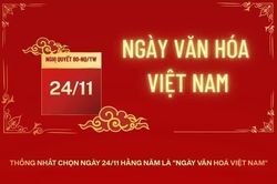 Chi tiết phương án nghỉ Ngày Văn hóa Việt Nam kéo dài 4 ngày liên tiếp