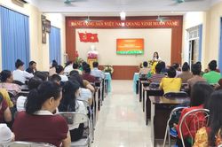Phường Trung Tâm khai giảng lớp xóa mù chữ cho phụ nữ dân tộc thiểu số