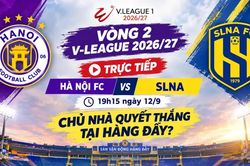 TRỰC TIẾP Hà Nội FC vs SLNA (19h15 ngày 12/9): Chủ nhà quyết thắng tại Hàng Đẫy?