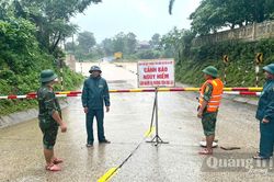 Bộ đội Biên phòng tỉnh: Sẵn sàng huy động lực lượng, phương tiện ứng phó mưa lũ