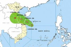 Ngày 12/9: Áp thấp nhiệt đới hướng vào miền Trung, cảnh báo mưa đặc biệt lớn