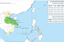 Áp thấp nhiệt đới hướng vào miền Trung, cảnh báo mưa lớn