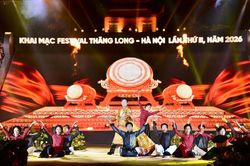 Khai mạc Festival Thăng Long - Hà Nội lần thứ II 2026: 'Dòng chảy di sản - Heritage Flow'