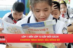 Sắp sửa đồng bộ chương trình, sách giáo khoa từ lớp 1 đến 12
