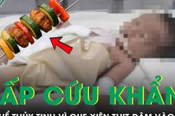 Bé trai 3 tuổi rách giác mạc vì que xiên thịt đâm vào mắt