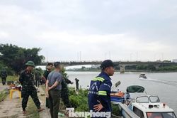 Huy động 200 người, mở rộng tìm kiếm Thiếu tá mất tích trên sông