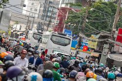 Hiện trạng đường chưa đầy 2km được đầu tư 4.592 tỷ đồng để xoá 'nút thắt cổ chai'