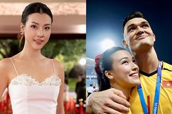 MC Hoàng Oanh tuổi 36 quyến rũ, hạnh phúc ngập tràn bên bạn trai thủ môn