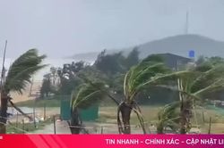 Áp thấp tiến sát bờ biển Quảng Trị, Hà Tĩnh dự báo mưa to