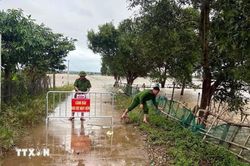 Quảng Trị sơ tán 653 hộ dân để ứng phó mưa lũ
