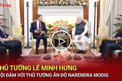 Thủ tướng Lê Minh Hưng hội đàm với Thủ tướng Ấn Độ Narendra Modi