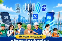 [Infographic] - Từ ngày 15/9/2026: Kết thúc lộ trình duy trì mạng 2G