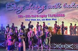 Rộn ràng “Đêm Cồng chiêng cuối tuần - Thưởng thức và Trải nghiệm” tại làng Vĩnh An