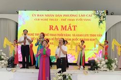 Phường Lào Cai: Ra mắt Câu lạc bộ Nghệ thuật - Thể thao Tuổi vàng