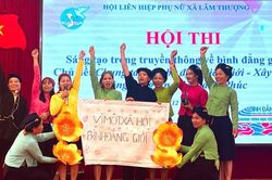 Lâm Thượng tổ chức thành công hội thi sáng tạo trong truyền thông về bình đẳng giới