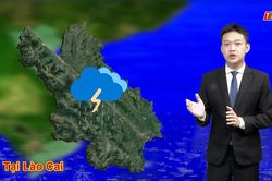 Dự báo thời tiết đêm 13 và ngày 14/9