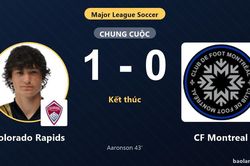 Thắng tối thiểu CF Montreal, Colorado Rapids chính thức giành vé vào vòng 1/16