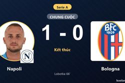 Hạ Bologna nhờ bàn thắng của Lobotka, Napoli vươn lên trong khi đối thủ lận đận ở nhóm cuối