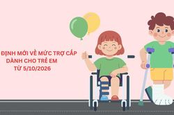 Từ 5/10, những nhóm trẻ em nào được hưởng trợ cấp 1,35 triệu đồng mỗi tháng?