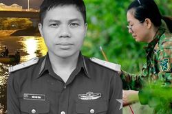 Tìm thấy thi thể Thiếu tá Trần Văn Tùng, người vợ khóc nghẹn gọi tên chồng