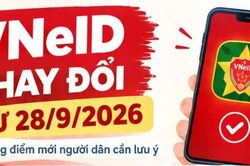 Những thay đổi cần lưu ý của ứng dụng VNeID từ ngày 28/9/2026