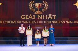 Gần 77.000 bài dự thi 'tranh tài' Đại sứ Văn hóa đọc Nghệ An năm 2026