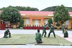 Kiểm tra, động viên đội tuyển võ thuật Bộ đội Biên phòng TP Huế
