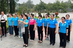 Hội Liên hiệp Phụ nữ TPHCM tri ân các Anh hùng liệt sĩ tại Côn Đảo