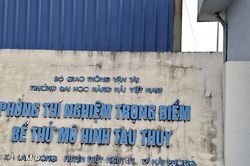 Dự án Phòng thí nghiệm - bể thử mô hình tàu thủy giờ ra sao?