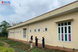 Điểm trường mầm non xuất hiện nhiều vết nứt, cô trò nơm nớp lo sập
