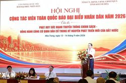 Chủ tịch Quốc hội dự Hội nghị Cộng tác viên toàn quốc Báo Đại biểu Nhân dân 2026