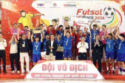 Thái Sơn Bắc lập cú đúp vô địch Futsal quốc gia năm 2026