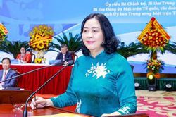 Chủ tịch UBTƯ MTTQVN Bùi Thị Minh Hoài dự Đại hội đại biểu toàn quốc Liên hiệp các tổ chức hữu nghị Việt Nam lần thứ VII