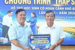 Tân Hội tiếp sức học sinh đến trường