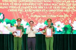Công an An Giang được Phó Thủ tướng Thường trực Chính phủ gửi thư khen