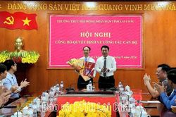 Đồng chí Nguyễn Văn Ban được bổ nhiệm giữ chức Phó Chánh Văn phòng Đoàn ĐBQH và HĐND tỉnh