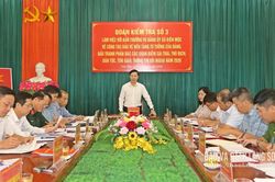 Kiểm tra công tác bảo vệ nền tảng tư tưởng của Đảng tại xã Kiên Mộc