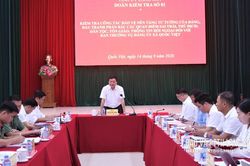 Đoàn Kiểm tra số 1 kiểm tra việc thực hiện một số nhiệm vụ tại xã Quốc Việt