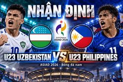 Nhận định trận đấu U23 Uzbekistan vs U23 Philippines: 'Sói trắng' muốn áp đặt ngay từ trận mở màn