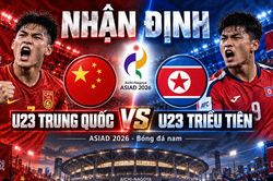Nhận định bóng đá U23 Trung Quốc vs U23 Triều Tiên: Chuỗi sạch lưới gặp 'bức tường' thể lực