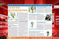 Điểm báo VTV1: Dòng chảy hai chiều của truyền thông chính sách