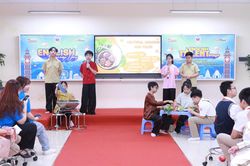 Tiếng Anh hiện diện trong từng hoạt động học đường