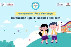 Gia hạn đăng ký bình chọn 'Trường học hạnh phúc' 2026 đến ngày 30/9