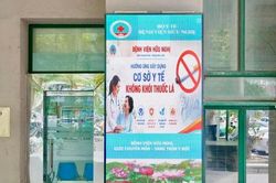 Bệnh viện Hữu Nghị - Quyết tâm xây dựng môi trường không khói thuốc lá