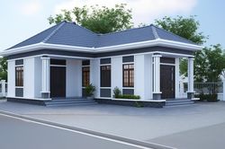 Xây nhà mái Nhật 1 tầng chữ L 140m² khoảng bao nhiêu tiền?