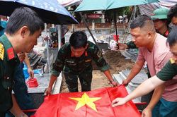 Xã Phúc Thịnh hoàn thành lấy mẫu hài cốt liệt sĩ để giám định ADN